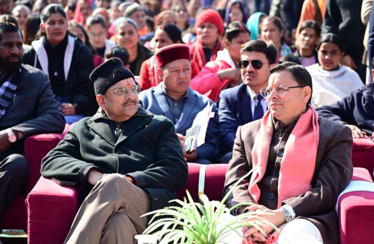 कोटाबाग में सीएम धामी ने सुना ‘मन की बात’ का 129वां संस्करण