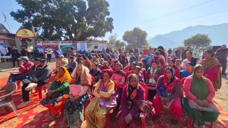 पुल्यासू में लगा बहुउद्देशीय शिविर, 56 शिकायतें दर्ज, 16 का मौके पर निस्तारण