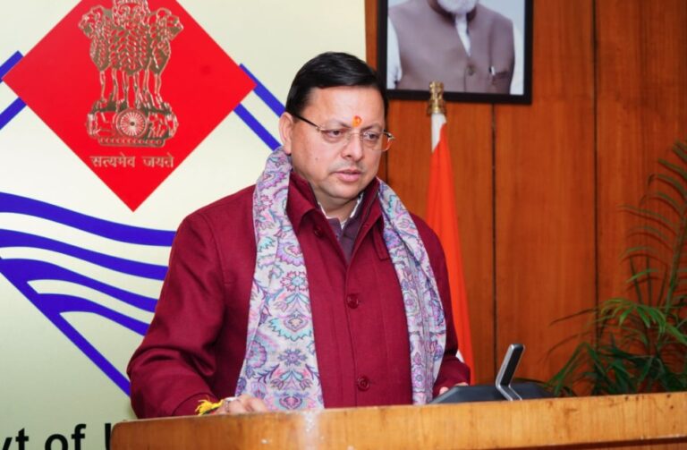 सीएम धामी ने बुक्सा जनजाति के राजा जगतदेव की प्रतिमा का किया वर्चुअल अनावरण