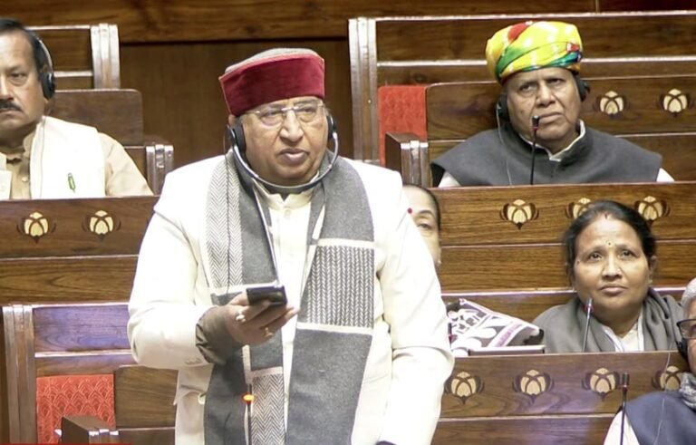 राज्यसभा सांसद डा. नरेश बंसल ने जल प्रदूषण और जल संरक्षण से जुड़े मुद्दों को लेकर सरकार से किया प्रश्न