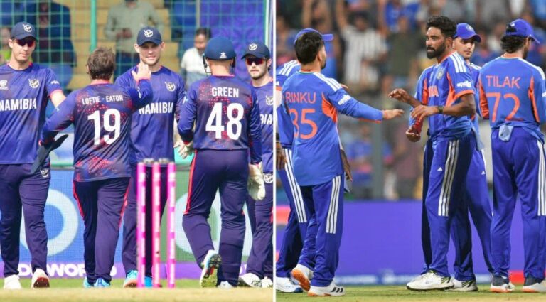 टी20 विश्व कप 2026- भारत और नामीबिया के बीच मुकाबला आज