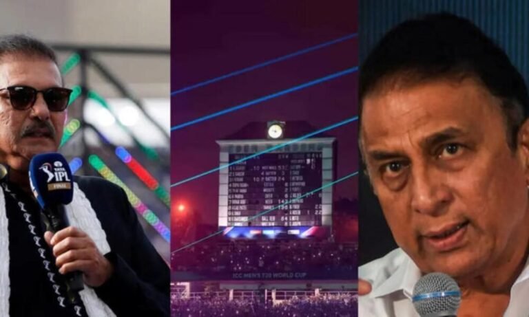 लेजर शो को लेकर गावस्कर-शास्त्री ने आईसीसी को घेरा