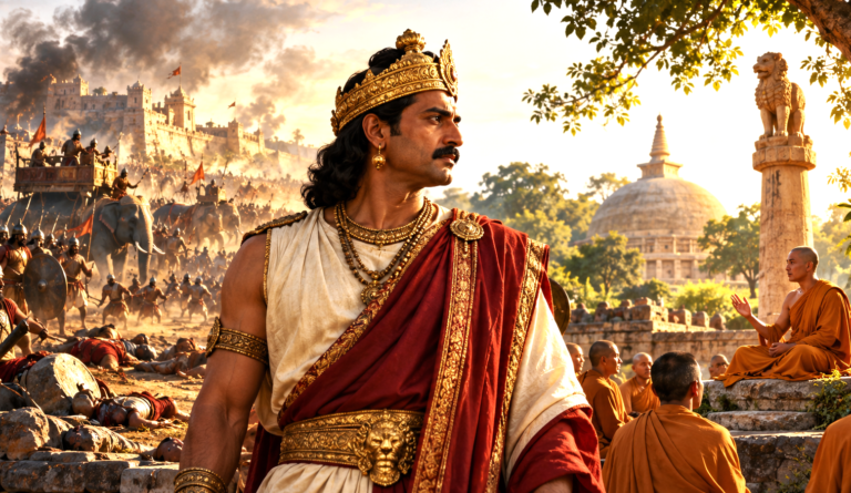 Emperor Ashoka: From Conquest to Peace