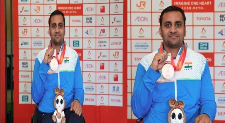 एशियाई पैरा गेम्स में आयुष वर्मा का कमाल, शॉटपुट में जीता गोल्ड मेडल